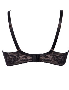 Бюстгальтер балконет пуш-ап Alles FROZEN 01 P-UP black, Цвет: черный, Размеры: 70F, изображение 9