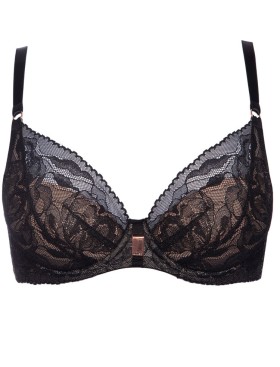 Бюстгальтер пуш-ап Alles FROZEN P-UP black, Цвет: черный, Размеры: 60E, изображение 8