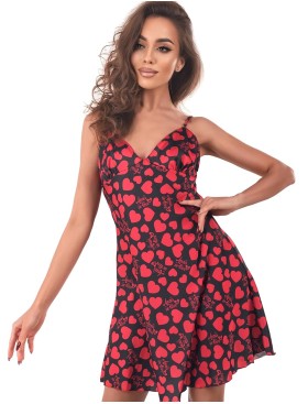 Сорочка на тонких бретелях Anais MORGAN CHEMISE, Цвет: черный, Размеры: L/XL