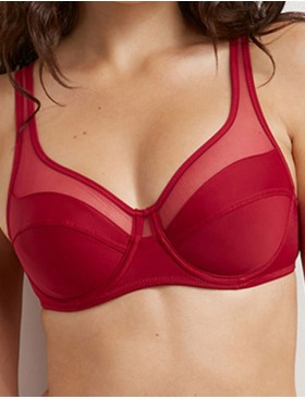Бюстгальтер мягкий Dim GENEROUS 3983 красное вино, Цвет: красное вино, Размеры: 90B