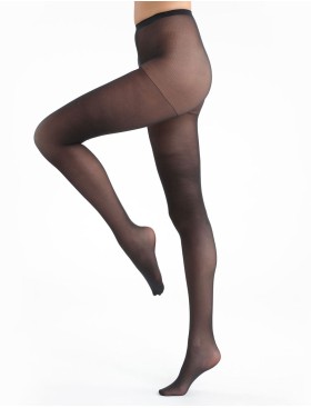 Прочные полупрозрачные колготки Dim 07F8 BEAUTY RESIST 25 den черный, Цвет: черный, Размеры: 2