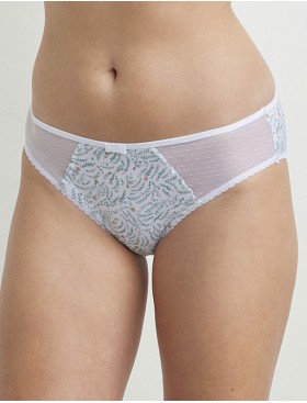 Трусы слипы Dim GENEROUS ORGANIC COTTON 0ASG белый набивной, Цвет: белый набивной, Размеры: S