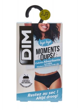 Трусы при недержании Dim ABSORVENTE LAVABLE 0CIV черный, Цвет: черный, Размеры: XXS/XS, изображение 2