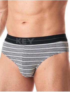 Набор трусов слипов Key MPP 356 (2 шт) серый+красный, Цвет: серый+красный, Размеры: M