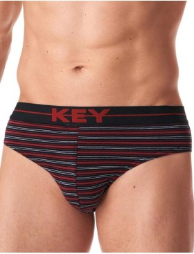 Набор трусов слипов Key MPP 356 (2 шт) серый+красный, Цвет: серый+красный, Размеры: M, изображение 2