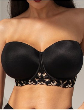 Бюстгальтер без лямок Kris Line VENUS balconette MHM черный, Цвет: черный, Размеры: 70K