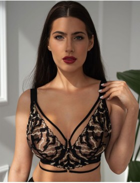 Мягкий бралетт на косточках Kris Line VENUS soft bralette черный, Цвет: черный, Размеры: 65JJ, изображение 4