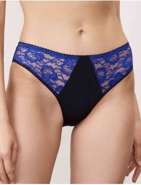 Трусы слипы Lina A 4960 ривьера-черный, Цвет: ривьера-черный, Размеры: S