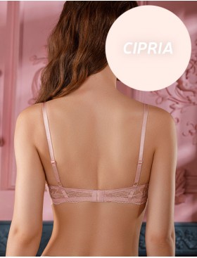 Мягкий бюстгальтер с поддержкой Mioocchi MALENA 8117 cipria, Цвет: cipria (пудровый), Размеры: 70B, изображение 3