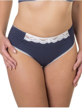 Трусы слипы хлопковые Valmira 2955/C синий в крапинку, Цвет: синий в крапинку, Размеры: M