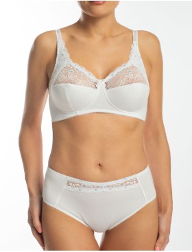 Трусы слипы хлопковые Valmira 2955/C белый с голубым, Цвет: белый с голубым, Размеры: M, изображение 3