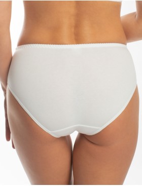 Трусы слипы хлопковые Valmira 2955/C белый с голубым, Цвет: белый с голубым, Размеры: M, изображение 2