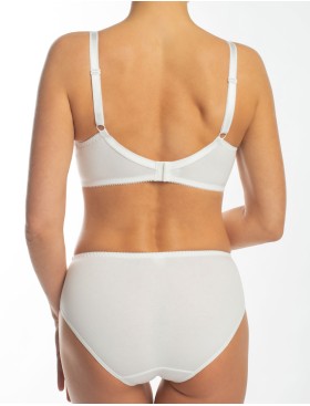 Трусы слипы хлопковые Valmira 2955/C белый с голубым, Цвет: белый с голубым, Размеры: M, изображение 4