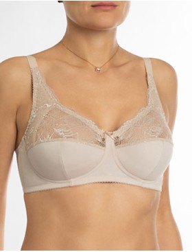 Хлопковый бюстгальтер без косточек Valmira 1201/C золотистый пион, Цвет: золотистый пион, Размеры: 90D