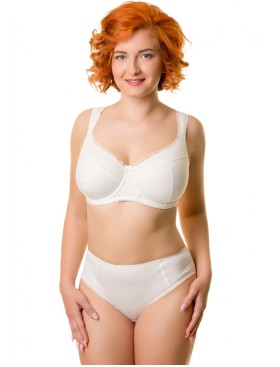 Трусики из хлопка Valmira 2929/C тисненое молоко, Цвет: тисненое молоко, Размеры: M, изображение 2