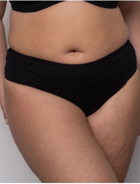 Трусики из хлопка Valmira 2929/C тисненый черный, Цвет: тисненый черный, Размеры: M