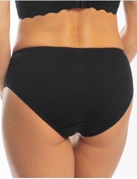 Трусики из хлопка Valmira 2929/C тисненый черный, Цвет: тисненый черный, Размеры: M, изображение 2