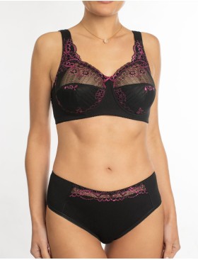 Хлопковый бюстгальтер без косточек Valmira 1205/C ночная азалия, Цвет: ночная азалия, Размеры: 85C, изображение 5