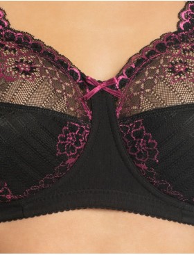 Хлопковый бюстгальтер без косточек Valmira 1205/C ночная азалия, Цвет: ночная азалия, Размеры: 85C, изображение 4