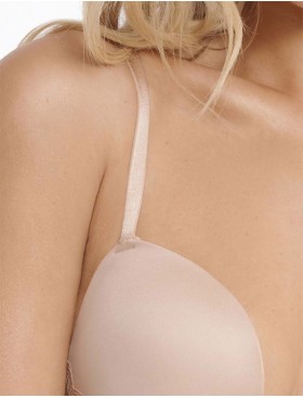 Бюстгальтер планж без косточек Esotiq INNA 40882 бежевый, Цвет: бежевый, Размеры: 75D, изображение 4