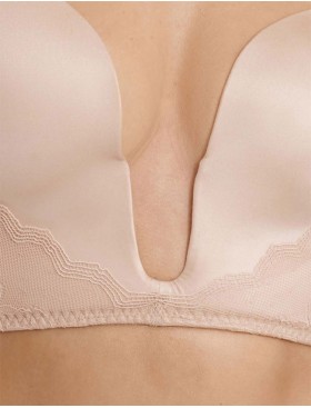 Бюстгальтер планж без косточек Esotiq INNA 40882 бежевый, Цвет: бежевый, Размеры: 75D, изображение 5