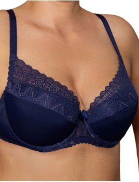 Бюстгальтер пуш-ап Fluide SHINE 5085 темно-синий, Цвет: темно-синий, Размеры: 90B