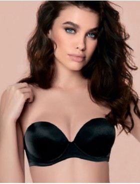 Бюстгальтер анжелика супер пуш-ап Infiore MICRO 2605 nero, Цвет: nero (черный), Размеры: 70B, изображение 3