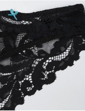 Кружевные трусы бразилиана Infiore PIZZO 5103 nero, Цвет: nero (черный), Размеры: XL, изображение 5