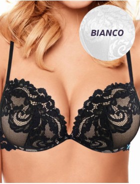 Бюстгальтер с двойным пуш-ап Infiore PIZZO 5500 bianco, Цвет: bianco (белый), Размеры: 70B