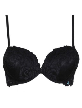 Бюстгальтер с двойным пуш-ап Infiore PIZZO 5500 nero, Цвет: nero (черный), Размеры: 70B, изображение 4