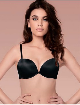 Бюстгальтер супер пуш-ап Infiore MICRO 2600 nero, Цвет: nero (черный), Размеры: 70B, изображение 3