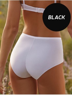 Хлопковые трусы макси Janira SKIN COTTON 1030807 black, Цвет: black (черный), Размеры: M, изображение 2