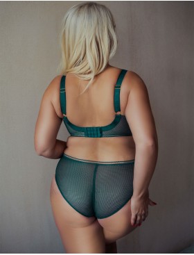 Мягкий бюстгальтер Kris Line ESSENCE soft plunge, Цвет: изумруд, Размеры: 70L, изображение 7