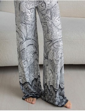 Комплект из трикотажной вискозы Mia-Amore LUCIA 1916, Цвет: молочный+узор, Размеры: 4XL, изображение 5