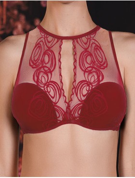 Бралетт с формованной чашкой Mioocchi NICOLE 7774 rosso, Цвет: rosso (красный), Размеры: 70D