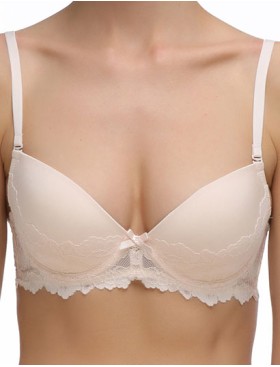 Бюстгальтер балконет пуш-ап Mioocchi VIVIAN 7582 cipria, Цвет: cipria (пудровый), Размеры: 70B