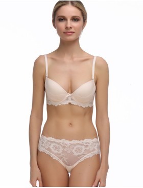 Бюстгальтер балконет пуш-ап Mioocchi VIVIAN 7582 cipria, Цвет: cipria (пудровый), Размеры: 70B, изображение 2