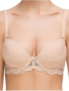 Бюстгальтер балконет пуш-ап Mioocchi VIVIAN 7582 natural, Цвет: natural (телесный), Размеры: 70B