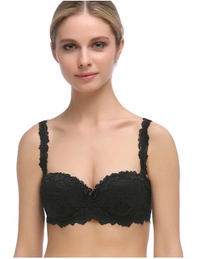 Бюстгальтер анжелика пуш-ап Mioocchi VIVIAN 7584 nero, Цвет: nero (черный), Размеры: 70B, изображение 3