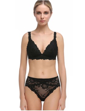 Бюстгальтер бралетт без косточек Mioocchi VIVIAN 7589 nero, Цвет: nero (черный), Размеры: 70A, изображение 2
