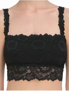Кружевной топ бандо Mioocchi VIVIAN 7590 nero, Цвет: nero (черный), Размеры: M
