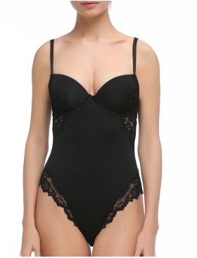 Моделирующее боди с формованной чашкой Mioocchi VIVIAN 7591 nero, Цвет: nero (черный), Размеры: 70B