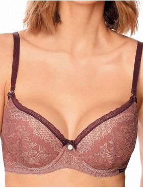 Бюстгальтер балконет пуш-ап Nipplex ZOE DOUBLE P-UP, Цвет: пудра, Размеры: 80C