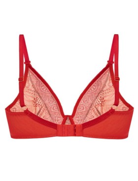 Кружевной бюстгальтер на косточках Mefemi DESIRE M bralette красный, Цвет: красный, Размеры: 70I, изображение 6