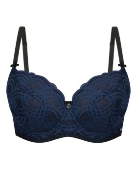 Бюстгальтер полумягкий Mefemi DEBORA PU индиго, Цвет: индиго, Размеры: 70I, изображение 6