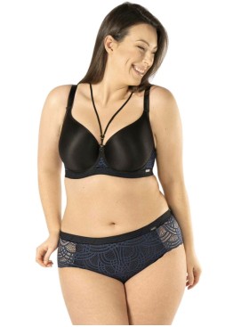 Кружевные трусы шорты Mefemi DEBORA SZORTY индиго, Цвет: индиго, Размеры: S, изображение 2