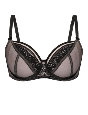 Бюстгальтер с мягкой чашкой Mefemi DESIRE M черный, Цвет: черный, Размеры: 70I, изображение 4