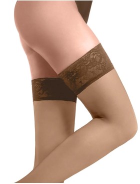 Прозрачные чулки Silca CA1104 CALZA LES BAS 15 den playa, Цвет: бежевый, Размеры: 1