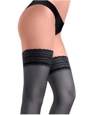 Чулки на силиконе Silca CA1108 CALZA PLUS 30 den nero, Цвет: черный, Размеры: 3