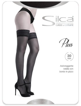 Чулки на силиконе Silca CA1108 CALZA PLUS 30 den playa, Цвет: бежевый, Размеры: 3, изображение 3